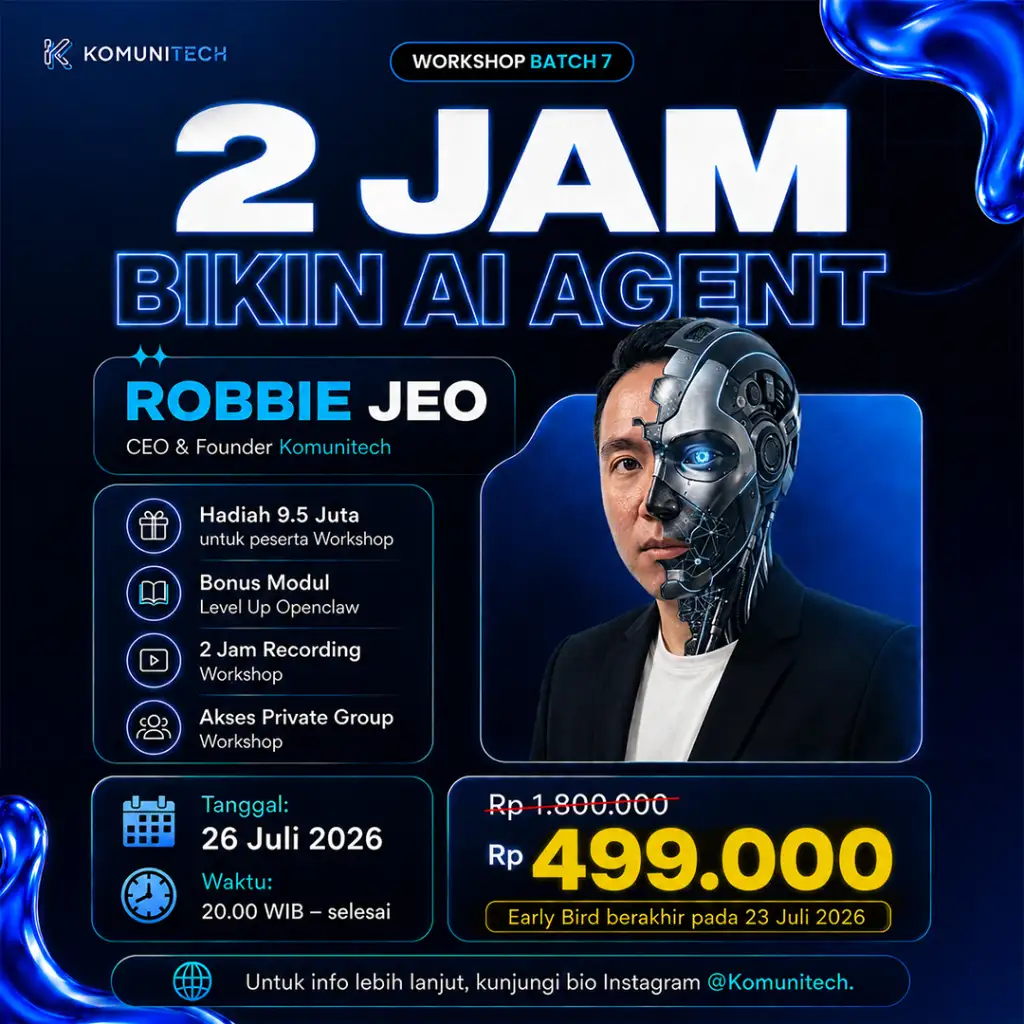Workshop 2 Jam Bikin AI Agent — flyer Batch