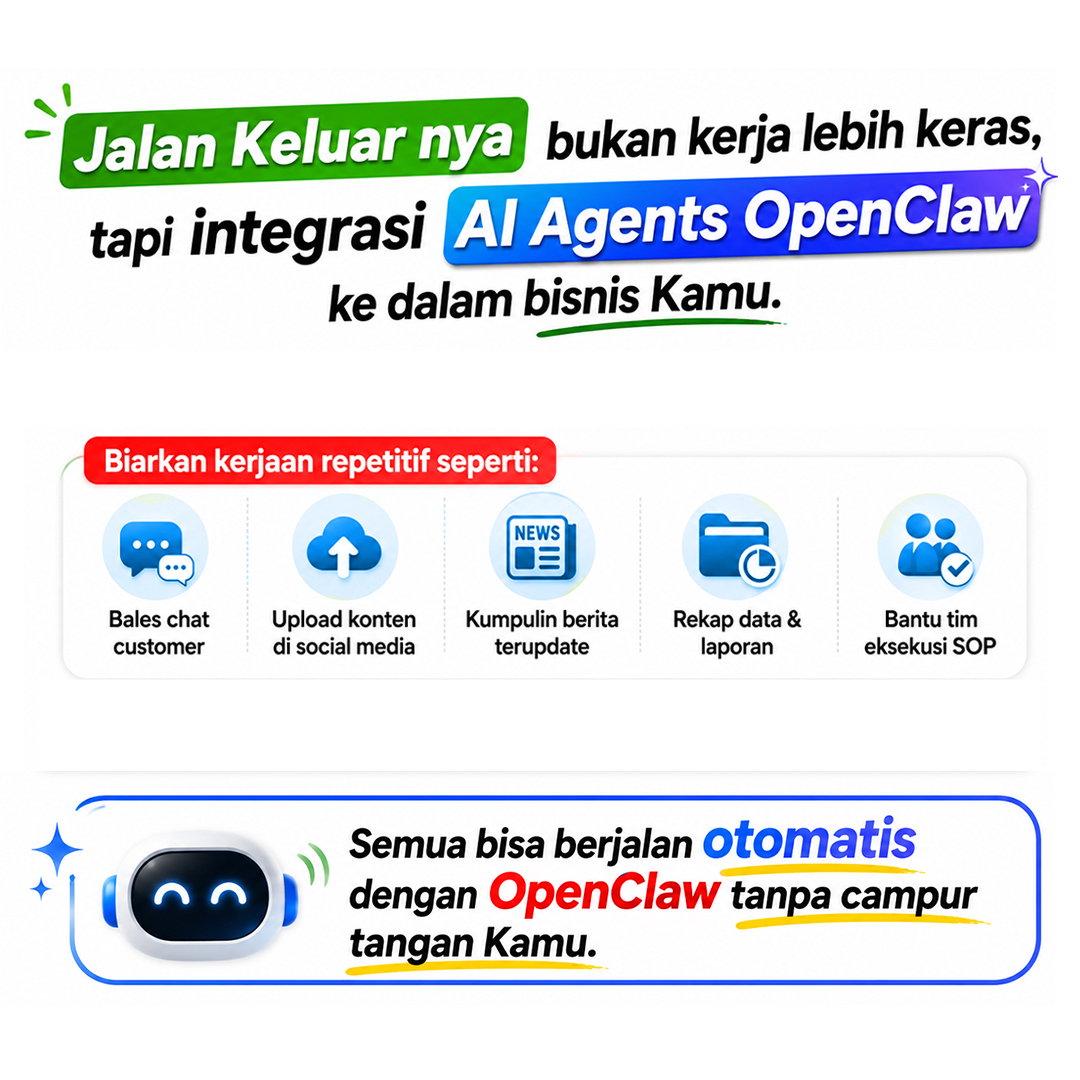 Solusi: integrasi AI Agents OpenClaw
