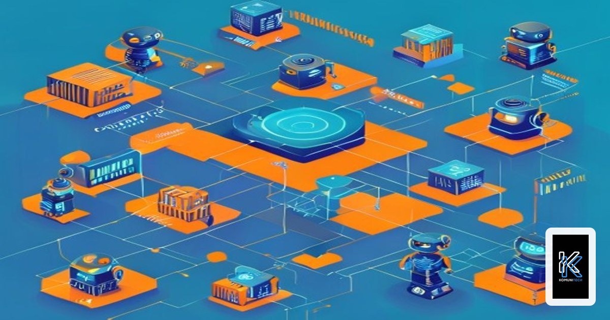 Gambar Arsitektur Multi-Agent Chatbot: Integrasi Inventory, CRM & Keuangan UMKM (2026) by Komunitech AI