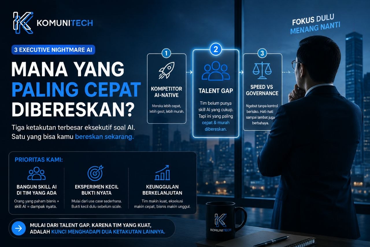 Gambar 3 Executive Nightmare AI: Mana Paling Cepat Dibereskan (2026) by Komunitech AI
