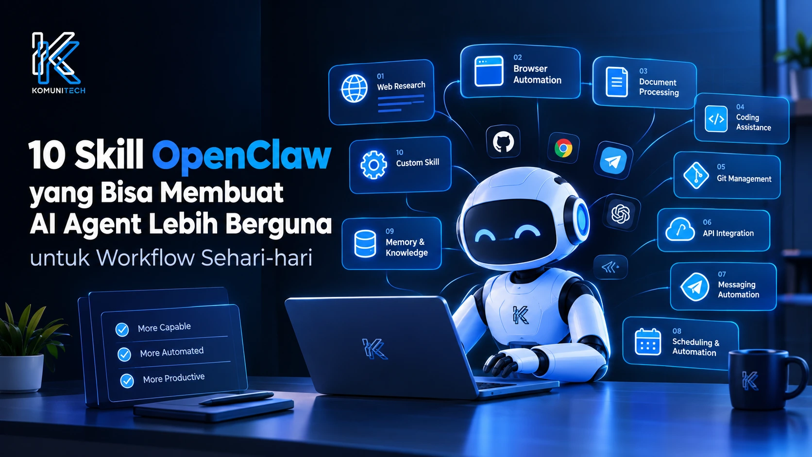 10 Skill OpenClaw yang Bisa Membuat AI Agent Lebih Berguna