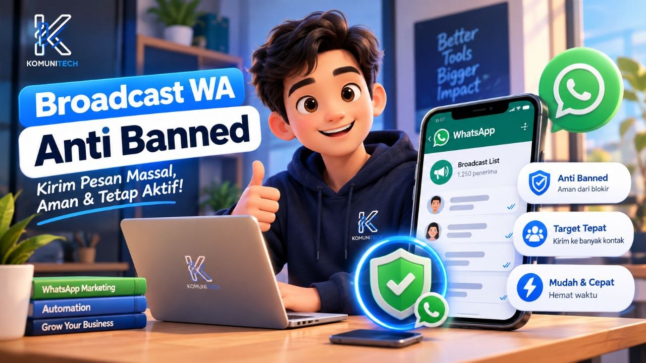 Broadcast WhatsApp Anti-Banned: Cara Blast Massal Tanpa Kena Ban Meta (2026)