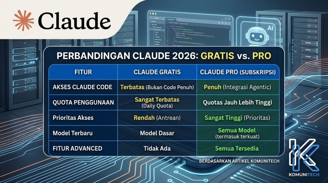 Gambar Claude Code Gratis: Bisa Nggak? Ini Faktanya (2026) 9 by Komunitech AI Gambar Claude Code Gratis: Bisa Nggak? Ini Faktanya (2026) by Komunitech AI