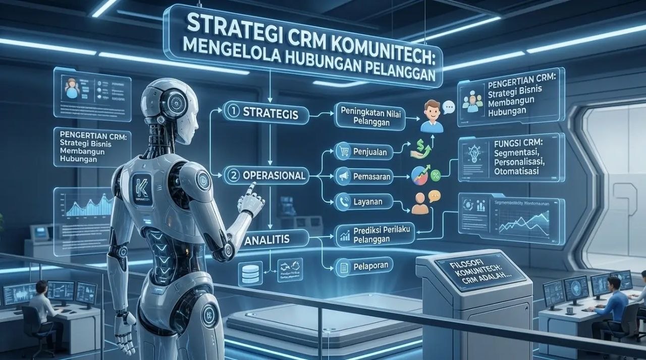 Gambar CRM Adalah: Pengertian, Fungsi, dan Bedanya dengan Sekadar Spreadsheet Pelanggan 1 by Komunitech AI Gambar CRM Adalah: Pengertian, Fungsi, dan Bedanya dengan Sekadar Spreadsheet Pelanggan by Komunitech AI