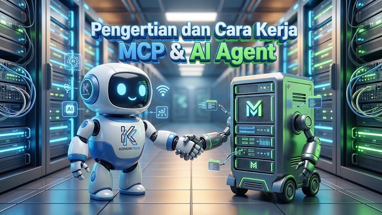 Gambar MCP Server: Apa Itu, Cara Kerja, dan Kenapa AI Agent Butuh Ini (2026) by Komunitech AI