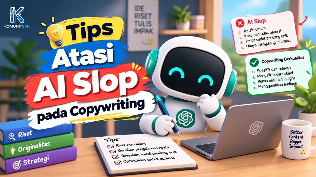 Ai slop copywriting hero - AI Slop di Copywriting: Kenapa Caption AI-mu Terasa Generik (dan Cara Mengarahkannya)