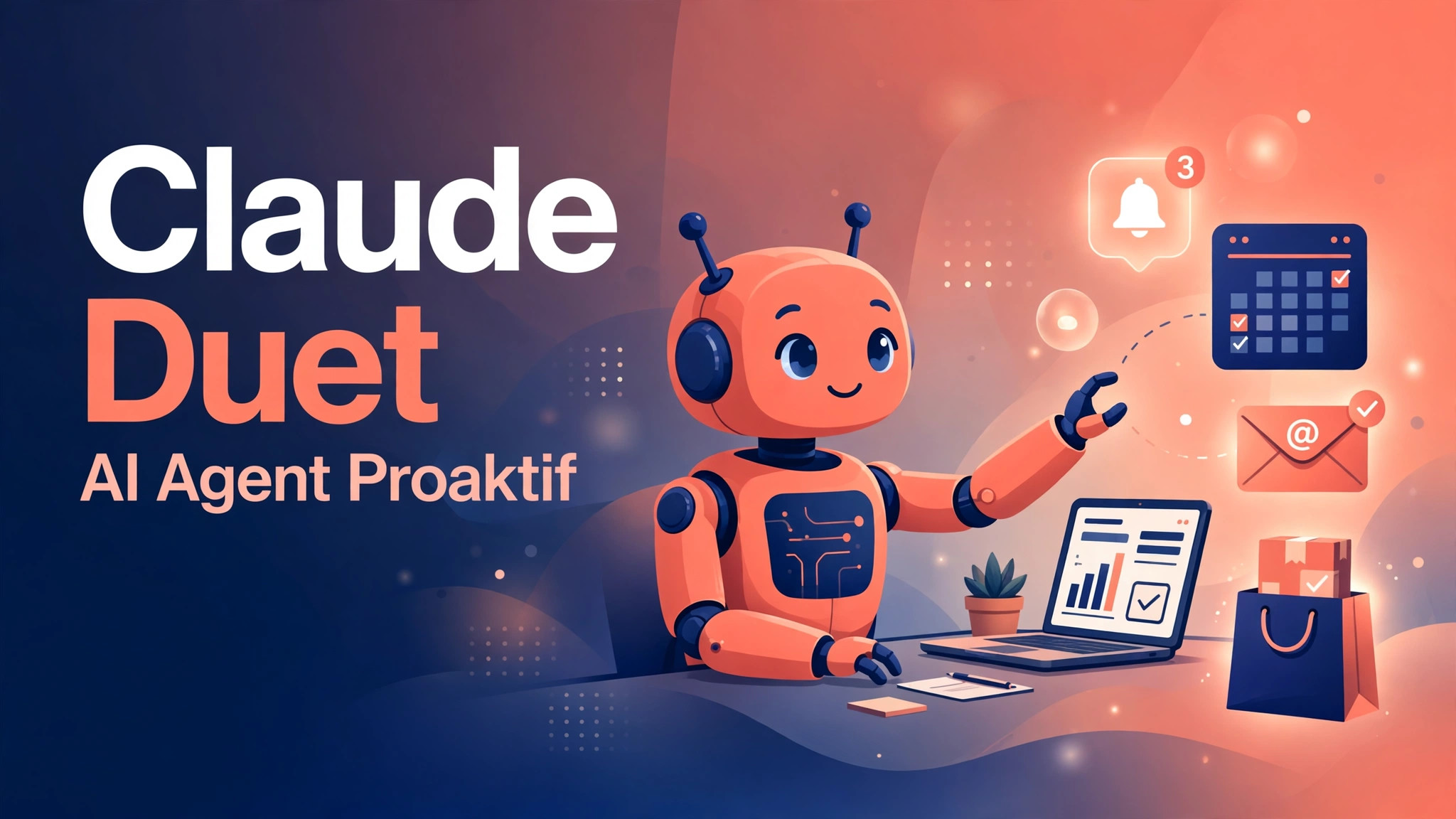 Gambar Claude Duet: AI Agent Proaktif yang Bisa Bekerja dan Belanja untuk Bisnis (2026) 1 by Komunitech AI Banner artikel Claude Duet, AI agent proaktif dari Anthropic untuk bisnis