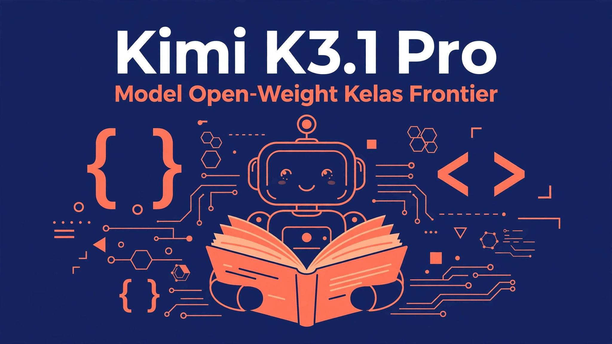 Gambar Kimi K3.1 Pro: Model AI Open-Weight Kelas Frontier yang Lebih Murah dari Claude Opus 5.5 (2026) 1 by Komunitech AI Banner artikel Kimi K3.1 Pro, model AI open-weight kelas frontier dari Moonshot AI