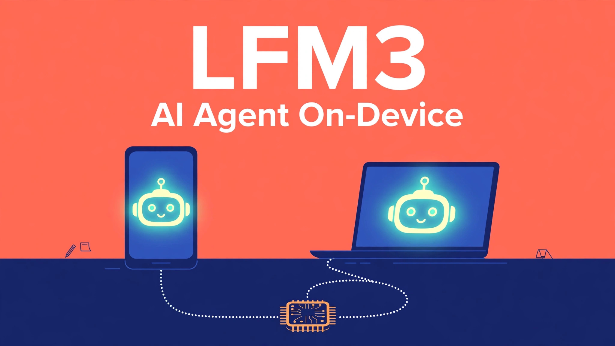 Gambar LFM3: Model AI Kecil Open-Weight untuk AI Agent yang Jalan di Perangkat Sendiri (2026) 1 by Komunitech AI Banner artikel LFM3: model AI kecil open-weight untuk AI agent yang berjalan di perangkat sendiri