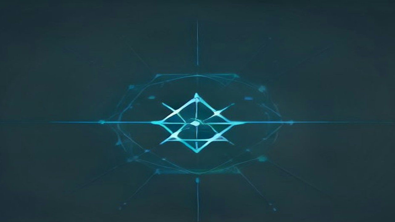 Ilustrasi jaringan node bercahaya untuk Browser Use AI browser agent